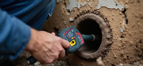 Cast iron drain pipe camera inspection in Boerne TX