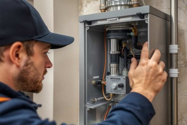 Tankless water heater inspection service
