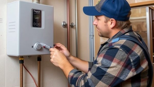 Tankless water heater maintenance in Boerne TX